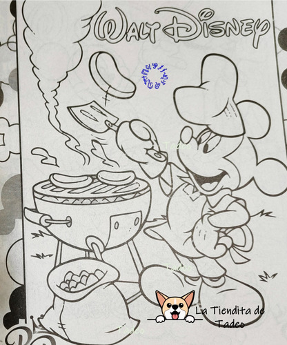 10 Libro Para Colorear Raton Mike Tamaño Carta 16 Paginas :)