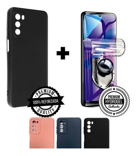 Case Nano Silicona + Hydrogel - Motorola G52 - Funda Estuche