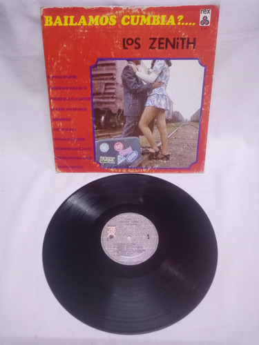 Lp Los Zenith Bailamos Cumbia? Discos Rex 1975 A 33 Rpm (Usado)