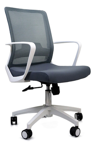 I Seating Silla Oficina Ejecutiva Reclinable Blanca Civita B Color Blanco Material Del Tapizado Algodón