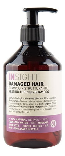 Insight Shampoo Reestructurante Cabello Dañado 400 Ml