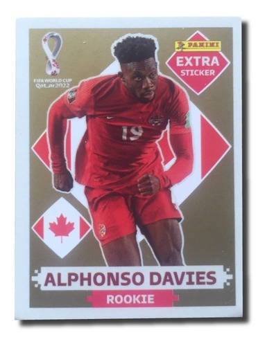 Extra Sticker Alphonso Davies Oro