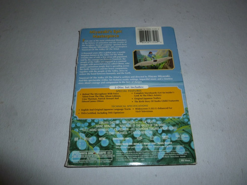 Nausicaa Of The Valley Of The Wind Dvd Anime Studio Ghibli (Usado)