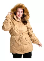 Comprar Campera Mujer Talles Grandes Importada Parka Con Corderito