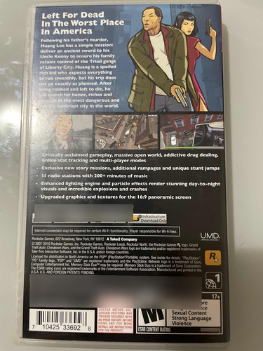 Jogo Gta - Chinatown Wars Psp (Usado)