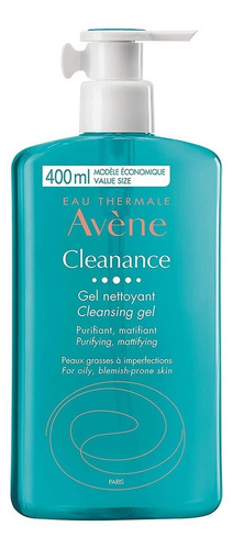 Gel Limpiador Avène Cleanance Purificador Rostro 400ml Tipo Grasa Con Imperfecciones Día/noche