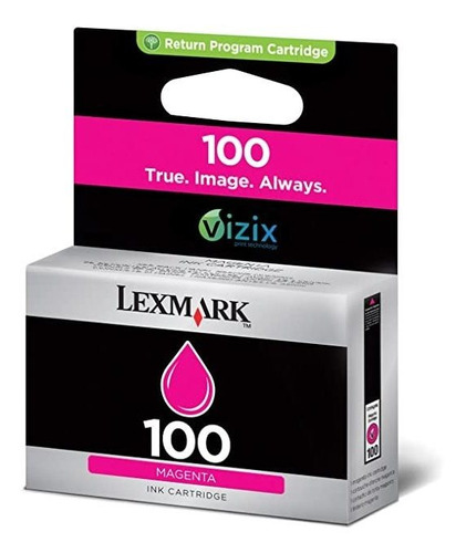 Lexmark Rendimiento Estándar 100 Magenta Cartucho De Tinta