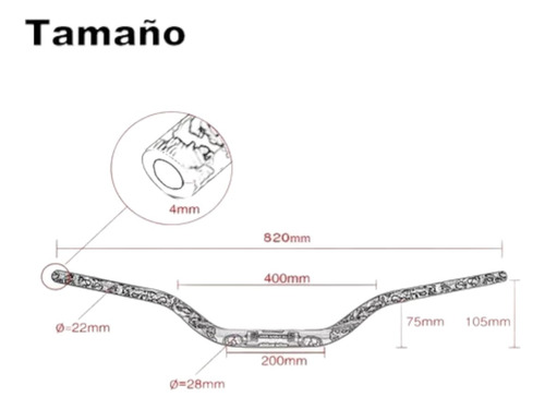 Manubrio Protaper Metal Mulisha Para Motocicletas