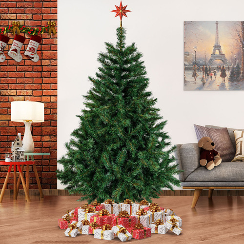 Arbol Navidad Naviplastic Pino Bavaro Lujo Ver No6 190cm Color Verde