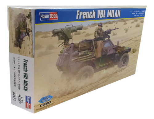 Veículo militar Hobbyboss 83877 Modelo Vbl francês 1/35