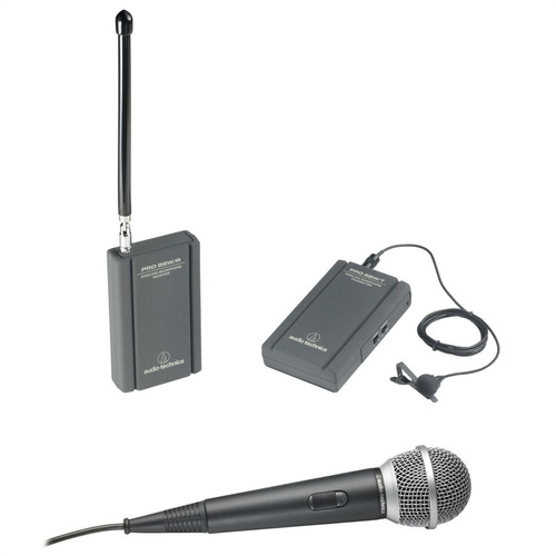 Kit Inalámbrico Vhf Con 2 Micrófonos, Audio-technica Atr288w