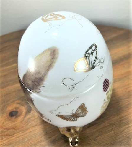 Imagem 7 de 8 de Ovo Bomboniere Porcelana Ourocoelho Pascoa