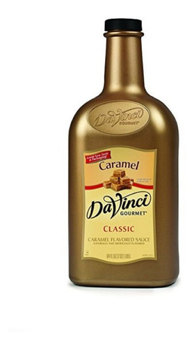 Salsa Davinci Caramelo 1.89lts - Garrafa Pack 6pz Garrafas-