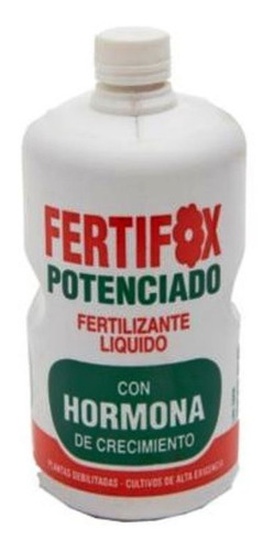 Fertifox Homona Blanco Fertilizante Liquido Estimulante 1 Lt