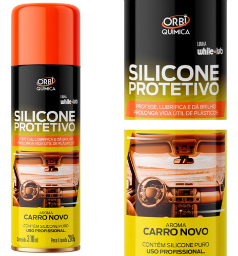 Silicone Orbi Sil 300 Ml Silicone Protetivo Multiuso Brilho