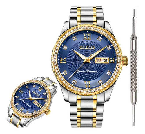 Luxury Diamond Watches For Men Quartz Business Watch
