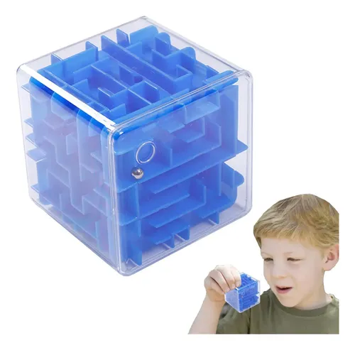 Cubo Laberinto 3D – Rompecabezas De Entrenamiento Mental Con Tecnología Anti-Pop – Ideal Para Aliviar El Estrés Y Mejorar La Concentración