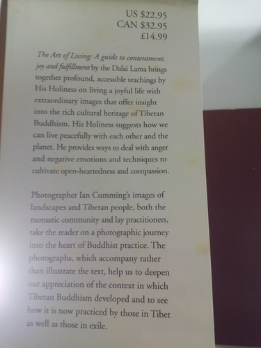 Dalai Lama - The Art Of Living - Edición Grande Ilustrada (Usado)