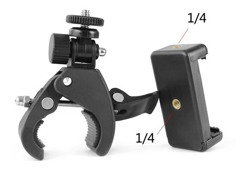 Suporte De Celular Para Tripé De Ring Light / Bike/moto