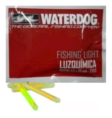 Luz Quimica Chica Waterdog X5 Sobres 2u Cada Uno 4.5 X 39mm