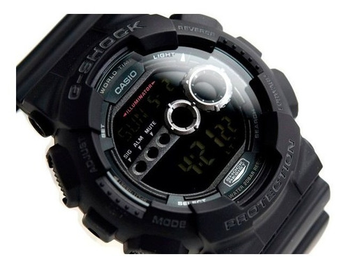 Relógio Casio G-shock Gd-100-1bdr Resistente A Choques Nf