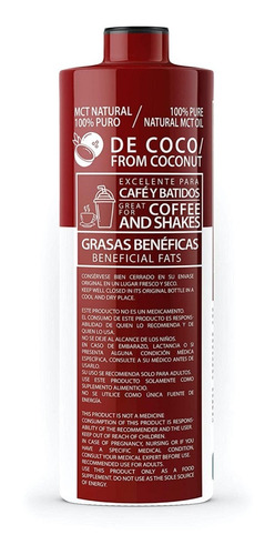 Imagen 7 de 8 de Wellthy Keto Mct Oil Aceite Mct 480ml Se