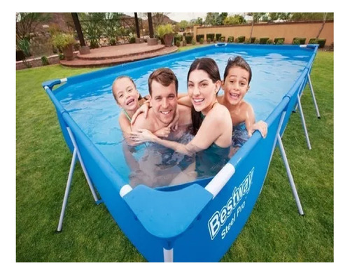 Alberca Bestway 4.5m Familiar 7127l Rectangular Pvc