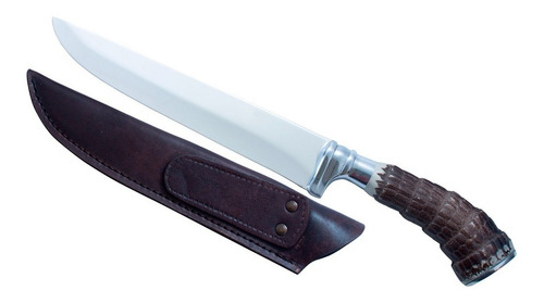 Imagem 1 de 1 de Faca Inox Hickmann Al 7 Cabo Rabo De Tatu Sintético 3