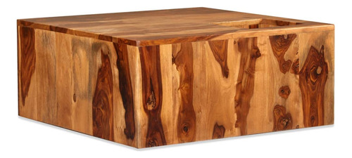 Mesa Auxiliar De Madera Maciza Para Sala De Estar