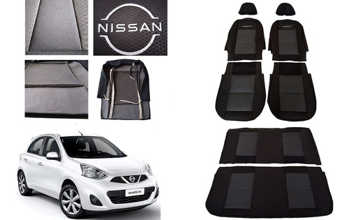 Fundas De Asientos Nissan March Sense 2012-2022