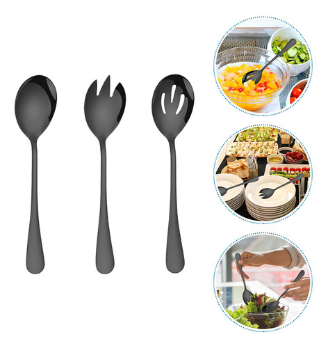 Cuchara Para Ensalada De Acero Inoxidable Spoons Scoops