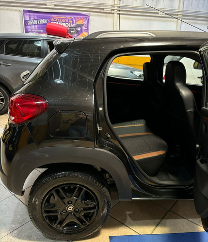 Renault Kwid 2022 1.0 FLEX Outsides Completo Manual Único Dono Preto