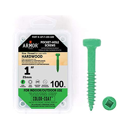 Tornillos Armor Tool 1 De Rosca Fina Con Orificio De Bolsill