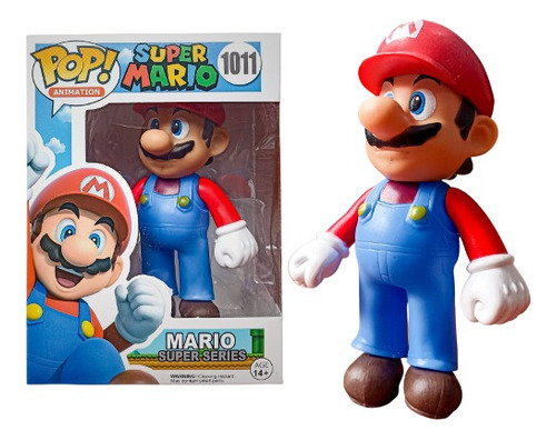 Figura Tipo Funko Pop Super Mario Bross - Mario