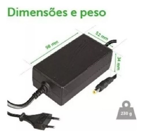 Fonte Intelbras Conversor Ac/dc Xf 1203 12v 3a