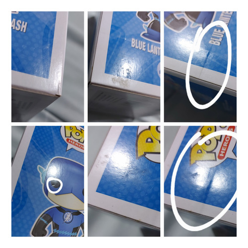 Funko Pop Blue Lantern Flash 47 (caja Con Detalles)