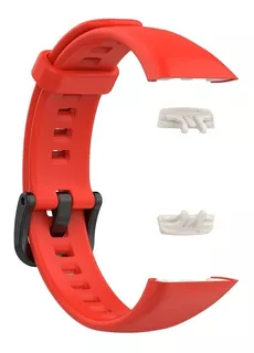 Pulseira De Silicone Para Huawei Band 6 Colorida Cor Vermelho