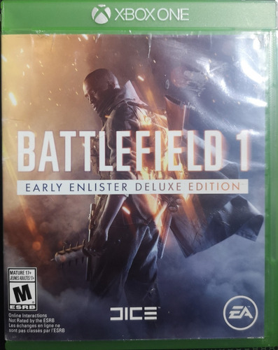 Battlefield 1, Early Enlister Deluxe Editi  Xbox One  Físico