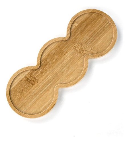 Bandeja Para Macetas, Madera De Bambú, Suculentas Y Bonsáis