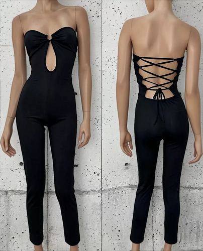 Enterito Mujer Mono Catsuit Eclipse Tentador Strapless