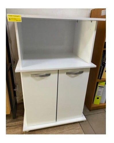 Imagen 3 de 5 de Mueble Para Microondas Y Horno Blanco