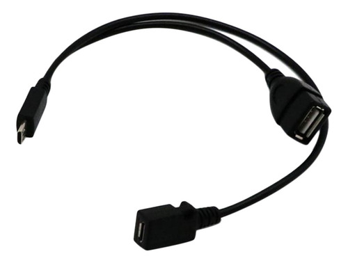 Pvc Usb Y Micro Conector De Adaptador De Corriente Otg