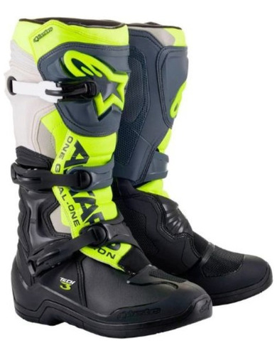 Botas Tech 3 Alpinestars Fluor Adulto No Fox Motocross Mx