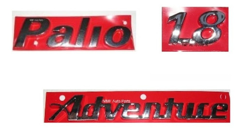 Kit Emblemas Palio Adventure 1.8  