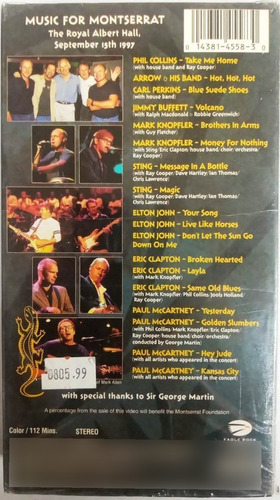 Varios Artistas - Music For Montserrat Vhs