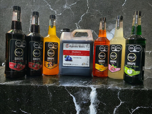 Kit Jarabes Kala Y Cassava Roots Cocteles Café Smothies