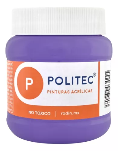 Pintura Acrílica Carmín Claro Politec 250 ml