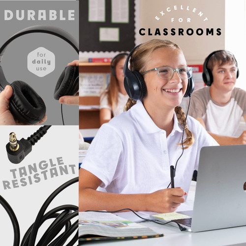 Auriculares Sonitum Bulk Kids Con Micrófono, Paquete De 5 Un