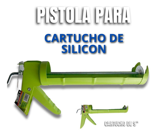 Pistola Para Silicon De Cartucho 9'' Xcort