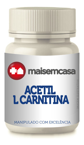 Acetil L Carnitina 500mg: Alta Qualidade 240 Cápsulas